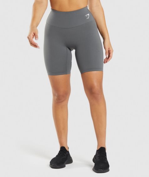 Szorty Gymshark Treningowe Cycling Damskie Szare | PL 583BIY